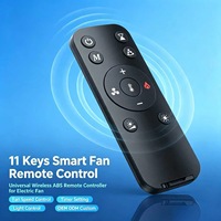 Control Remoto Universal Inalámbrico JCXK de 11 Teclas para Ventilador Inteligente, Control Remoto ABS OEM ODM Personalizado