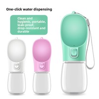 Nouvelle Fontaine à Eau Portable pour Animaux de Compagnie, Distributeur Direct pour Chats et Chiens, Accessoire de Voyage Anti-Fuite, Compatible Eau Bouillante