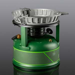 Réchaud de camping portable multi-combustibles compatible essence, diesel, kérosène et gaz, brûleur extérieur - Product Image 4