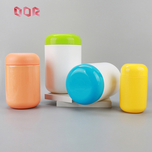 HDPE Wide Mouth <b>Plastic</b> <b>Jar</b> 230ml 550ml 750ml 1000ml 1200ml 16oz 40oz for Protein Powder Sports Nutrition Canister - Product Image 2