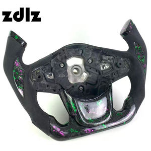 Volante de fibra de carbono forjado personalizado para <span class=keywords><strong>Toyota</strong></span> <span class=keywords><strong>Supra</strong></span> GR A90 A91 <span class=keywords><strong>MK5</strong></span> accesorios de <span class=keywords><strong>Interior</strong></span> de coche - Product Image 3