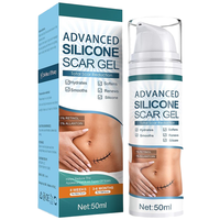 Gel cicatrisant en silicone avancé OEM, réduit l'apparence des cicatrices anciennes/nouvelles, vergetures, chéloïdes chirurgicales et acné, crème de soin corporel