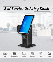 Kiosque de libre-service AonPos 21.5 Kiosque de paiement automatique pour le marché numérique intelligent des restaurants alimentaires