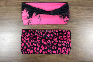 Diadema de <span class=keywords><strong>cinta</strong></span> Rosa personalizada pura para mujer, bandas para el sudor, sublimación para correr, entrenamiento deportivo, banda para la cabeza de seguridad - Product Image 5