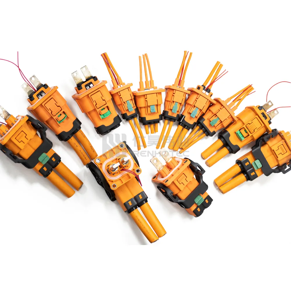 HVIL Connector 23A 35A 50A 125A 150A 200A 300A 400A 500A IP67 Plug And Socket High Voltage For EV Battery