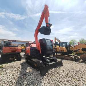 Excavateur Hitachi ZX70 d'occasion du Japon Excavatrice à griffes de 7 tonnes avec moteur Isuzu Prix bon marché - Product Image 1