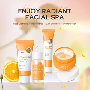 LAIKOU VC Whitening Brightening Vitamin C Facial Lightening Spot Removal Skin Care 5 Pieces Anti Aging Skincare Set - Product Image 2