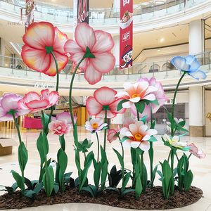 ชุดดอกลิลลี่โฟมกระดาษขนาดใหญ่ปรับแต่งได้ กันน้ำ สำหรับตกแต่งภายในห้างสรรพสินค้า งานแต่งงานกลางแจ้ง ทำด้วยมือ - Product Image 2