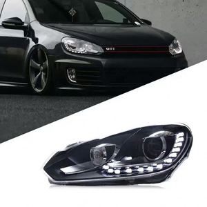 MJ faro di alta qualità per luci frontali Volkswagen MK6 2010 <span class=keywords><strong>2012</strong></span> aggiornamento GTI <span class=keywords><strong>Golf</strong></span> <span class=keywords><strong>6</strong></span> fari luci frontale DRL - Product Image 2