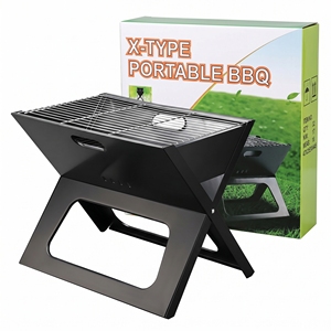 Camping Campfire <b>Grill</b> Portable Folding Charcoal <b>Grills</b>, Backpacking <b>BBQ</b> <b>Grill</b> for Outdoor Cooking Bonfire Patio Backyard - Product Image 1