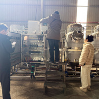 Chaîne de production modulaire de raffinerie d'huile de soja MY 1tpd, mini-machine complète de raffinage d'huile de tournesol