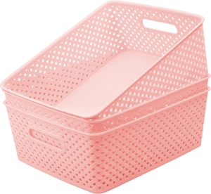 Square-shaped Modern Design PP Plastic <b>Toy</b> and Food Storage Basket with Cover Multifunctional Office Organizer - Product Image 1