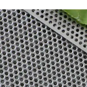 China Custom supplier 1.4mm galvanized perforated metal mesh square hole perforated metal mesh Mesh Black Anti-Theft Security