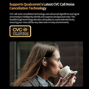 KZ AE01 <span class=keywords><strong>PRO</strong></span> TWS Módulo inalámbrico Auriculares Soporte AAC CVC Gancho para la oreja con módulo de cable inteligente EDXPRO Auriculares de bajo retardo - Product Image 5