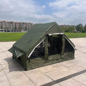 Carpa de Camping Militar Verde para Exteriores, 6.3M, de Una Sola Capa, para las Cuatro Estaciones, Gran Espacio, para Playa, Bosque y Uso en Exteriores - Product Image 1