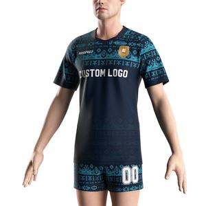 Ropa Deportiva de Diseño con Estampado para Fisicoculturismo, Secado Rápido, Jersey de Rugby para Hombre, Shorts de la Liga de Rugby de Uruguay - Product Image 5