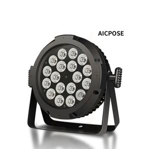 AICPOSE Iluminación Profesional, 18 Piezas, 12w RGBW 4 en 1, Luz Par con Zoom, Resistente al Agua, para Exteriores, LED - Product Image 1