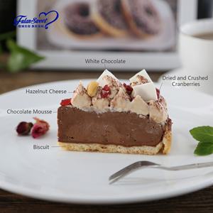 Pâte crémeuse congelée gâteaux au fromage gâteaux aux noisettes congelés nocciolata tartinade biologique aux noisettes Barre de chocolat cloutée de noix - Product Image 4