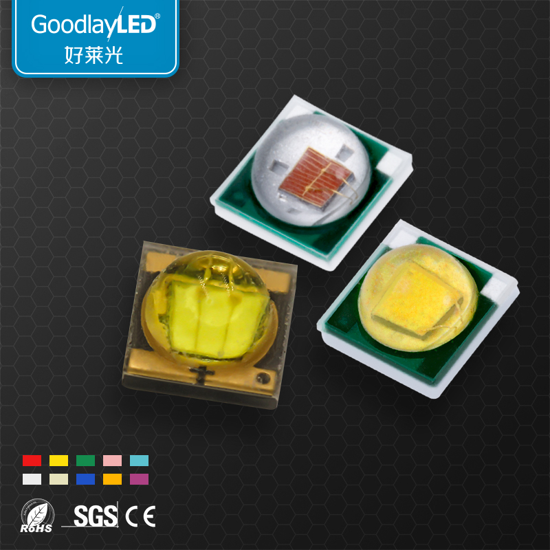 Высокая стабильность 1-3 Вт 3535 SMD светодиодная керамическая подложка Диодная излучаемая цвета зеленый белый красный синий желтый теплый белый размер