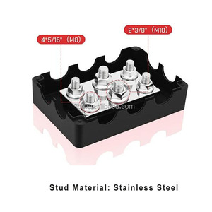 Bloc de distribution d'alimentation 48V avec 4 * <span class=keywords><strong>5</strong></span>/16\" + 2 * 3/<span class=keywords><strong>8</strong></span>\" goujons, bornes de batterie pour applications automobiles et marines intensives - Product Image 5