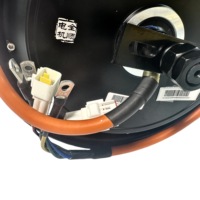 Moteur CC sans balais QSMOTOR 3000W 12 pouces étanche noir mat pour motos électriques avec efficacité IE4