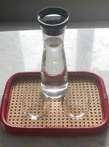 Plateaux de service en rotin faits main vintage boho, plateaux de rangement en osier pour la décoration de la maison - Product Image 4