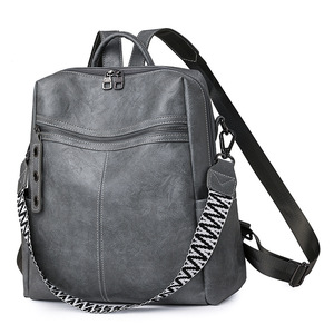 Nouveau <span class=keywords><strong>Sac</strong></span> <span class=keywords><strong>à</strong></span> <span class=keywords><strong>Dos</strong></span> <span class=keywords><strong>Femme</strong></span> SY 2026 en Cuir Tendance <span class=keywords><strong>Convertible</strong></span> en <span class=keywords><strong>Sac</strong></span> <span class=keywords><strong>à</strong></span> Bandoulière, <span class=keywords><strong>Sac</strong></span> de Voyage en Cuir de Vachette Importé avec Sangle en Toile - Product Image 6
