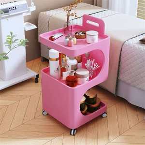 Manufacturer Wholesale Latest Design Multifunction Salon Furniture Salon Trolley Removable Beauty <b>Makeup</b> Storage Trolley - Product Image 1