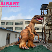 Dinosaures gonflables réalistes, décoration de zoo, dinosaure gonflable Tyrannosaurus Rex pour la publicité