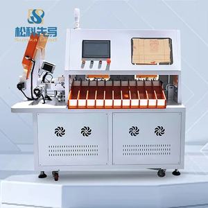 Équipement automatique de tri, de broyage et de collage de batteries au lithium, 5 canaux, machine de fabrication de batteries cylindriques, de batteries externes - Product Image 6