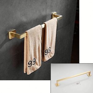 Porte-serviettes mural de style américain pour salle de bain, toilettes, cuisine, barre de suspension pour serviettes de toilette - Product Image 4