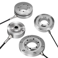 Capteur de force à compression de type 'gramme' pour charge de 50 kg, 100 kg, 500 kg, 1000 kg, 2000 kg, 3000 kg, avec trou traversant
