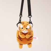 Sac à dos en peluche tigre super populaire HY Wholesale, adorable et réaliste, conçu pour les enfants.