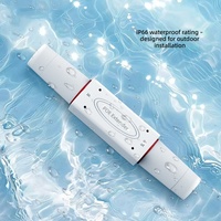 Repetidor POE RJ45 Impermeable de Tamaño Mini, IP66, 100Mbps, Estándar IEEE802.3af/at, 30W, 2kv, Extensor de Red Ethernet