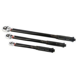 Clé dynamométrique réglable à cliquet à tête carrée métrique, qualité industrielle, en acier au chrome-vanadium, outil de réparation automobile - Product Image 1
