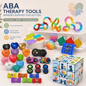 Confezione Assortita di Giocattoli Antistress Personalizzati, Set Sensoriale Pop <span class=keywords><strong>IT</strong></span> <span class=keywords><strong>con</strong></span> Portachiavi e Spinner per Terapia dell'Autismo e Premi - Product Image 5