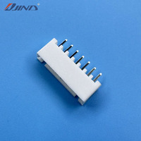 Connecteur de têtes de bornes SMT JINDA XH-7A 7 broches 2,5 mm pour PCB, traversant, en Nylon66 UL94-V0, avec contacts en laiton, prise mâle fil-circuit
