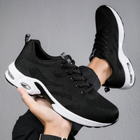 Chaussures de course pour femmes grandes tailles (tailles 40-45) en maille respirante avec semelle intermédiaire et extérieure en PU, amortissantes et légères