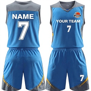 Custom Sublimation Front Logo Summer Basketball Uniform Set Sleeveless Team <b>Jersey</b> Mesh <b>Shorts</b> Breathable Quick Dry Sports Kit - Product Image 4
