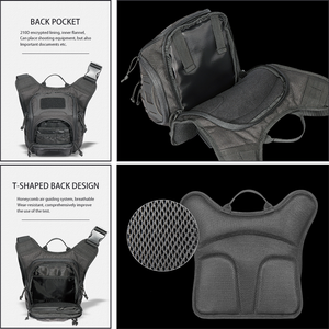 Sac à dos tactique de randonnée couleur Tan pour le camping et les aventures en plein air - Product Image 4