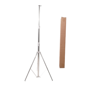 2.8m高品質プロ仕様ステンレス製写真撮影用ビデオライトスタンド三脚、スプリングクッション付きノブロック、耐荷重10kg - Product Image 1