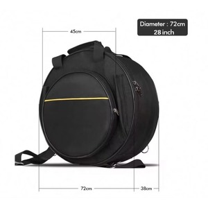 Mochila para batería con correa para el hombro, duradera, para accesorios de batería, estuche de almacenamiento para piezas de instrumentos de percusión, muestra gratuita. - Product Image 5