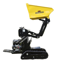 ANT Small Transporter Mini Dumper chenillé Brouette à essence Mini Dumper de levage