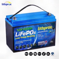 Batterie de véhicule électrique industrielle 12V 150AH à charge rapide, cellule LiFePO4 pour transpalette, CE FCC RoHS UN38.3 OEM ODM