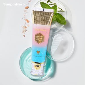 Bodyaccel Niacinamide thảo dược làm trắng kem đánh răng của Mỹ #1 Peach bạc hà Vegan <span class=keywords><strong>Fluoride</strong></span>-Miễn phí loại bỏ vết sử dụng nhà (72pcs/CTN) - Product Image 2