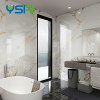 Panneau PVC imperméable anti-UV en couleurs marbre pour la décoration des murs et plafonds intérieurs