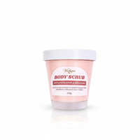 Gommage corporel adoucissant à la vitamine E Wishgan 250g pour une peau hydratée et lisse, adapté à tous les types de peau