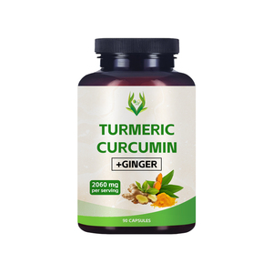 Prix de gros : Capsules de curcuma et de curcumine pour favoriser l'absorption intestinale et maintenir la santé osseuse, contenant de la poudre de curcuma - Product Image 1