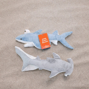 Juguetes de Peluche de Tiburón Bedwina, Paquete de 2, Tiburón <span class=keywords><strong>Mako</strong></span> de 35 cm y Tiburón Martillo de 33 cm, Animales de Peluche Suaves para Bebés y Niños Pequeños, Unisex - Product Image 3