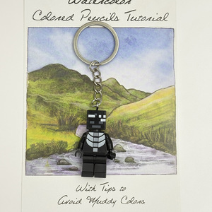 Pendentif Coolter My World <span class=keywords><strong>Porte</strong></span>-clés 3D en plastique et acier inoxydable sur le thème de Steve Compatible avec les accessoires de sac Lego - Product Image 4